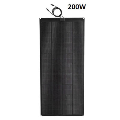 मोनोक्रिस्टलाइन ईटीएफई 20 वी 200W लचीले सौर पैनल होम कस्टम मेड के लिए