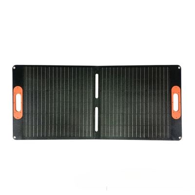18V 100W सौर पैनल चार्जर आउटडोर यात्राओं के लिए हल्के तह सौर पैनल