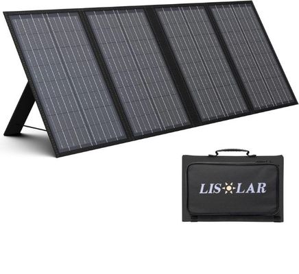 60W मोनोक्रिस्टलीय सौर तह बैग हल्के पोर्टेबल तह सौर पैनल किट